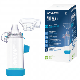 Camera de inhalare Novama Pulma I, cu masca pentru copii 0 - 18 luni, capacitate de 175 ml, fabricata din material antistatic ABS, fara BPA si latex